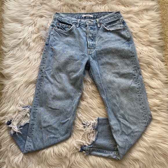 GRLFRND Denim - GRLFRND || Helena mid-rise boyfriend jean